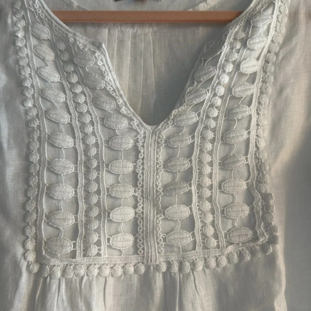 Carla Conti Made in Italy 100% linen top - Picture 3 of 7
